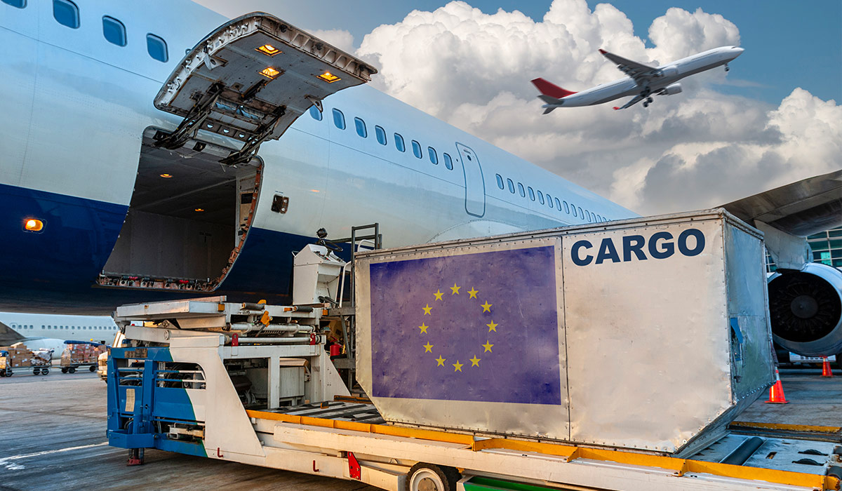 A plane on the runway being loaded with cargo. Image credit: iStock